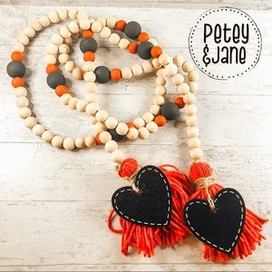 { P E T E Y & J A N E } Wood Bead Garland